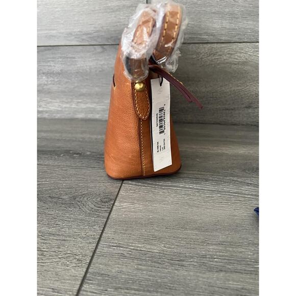 Dooney & Bourke Florentine Leather Suki Crossbody Natural Bag B000536 - Picture 7 of 7